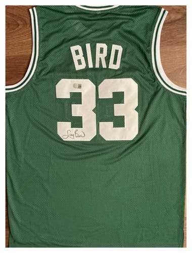 Larry Bird Autographed Signed Custom Celtics Jersey Boston NBA Pro-Cert COA