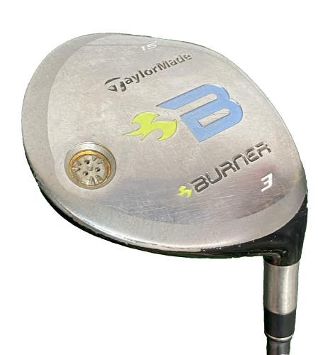 TaylorMade Burner 3 Wood 15 2008 RH -1" 49g Reax Ladies Graphite 41" New Grip HC