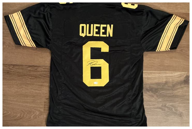 Patrick Queen Autographed Signed Custom Steelers Jersey Pittsburgh NFL JSA COA