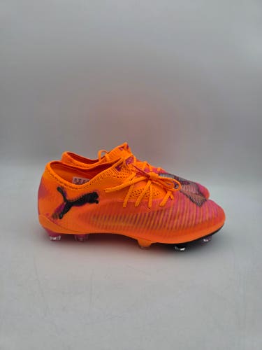 Puma Future 8 Ultimate FG AG Soccer Cleats Men's Size 4.5 Orange Pink 108586-03
