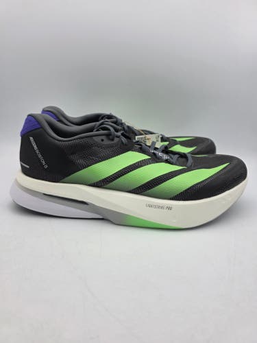 Adidaa Adizero Boston 13 Road JQ1670 Gray Lime Mens Size 12 Running Shoes