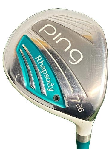 Ping Rhapsody 7 Wood 26* RH ULT 220 Lite Ladies Graphite 41" Nice Grip And Cover