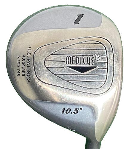 Medicus Dual Hinge Practice Training Driver 10.5* RH Steel 43.5" Nice Mid Grip