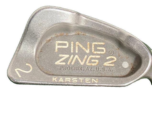 Ping Zing2 2 Iron Silver Dot 4 Up RH JZ Stiff Steel 40" Tour Wrap Grip Nice Club