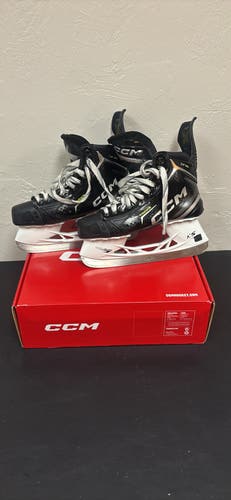 Black 2024 CCM Tacks XF 80 Hockey Skates 9.5 (Used)