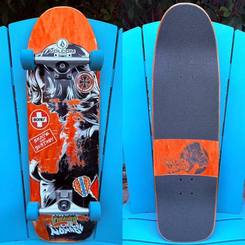 American Nomad “Topless” Custom Complete Skateboard 9.5” Independent 169 Trucks
