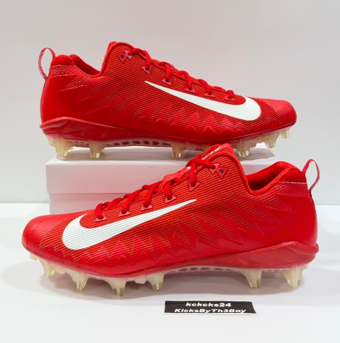 Size 14.5 Nike Alpha Menace Pro Football Cleats Red 922804-617 Low