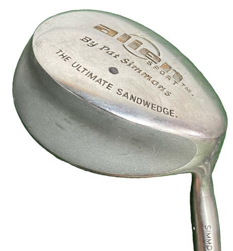 Alien Sport Ultimate Sand Wedge By Pat Simmons RH Stiff Steel 35" Nice Wrap Grip