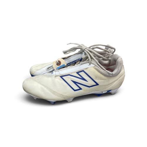Used New Balance Lacrosse Cleats Mens Royal Blue and White Senior Size 10.5 11735-S000370894