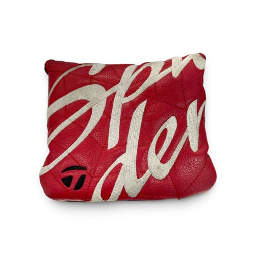 Used TaylorMade Spider GT Putter Head Cover Golf Accessory Red 11735-S000370827