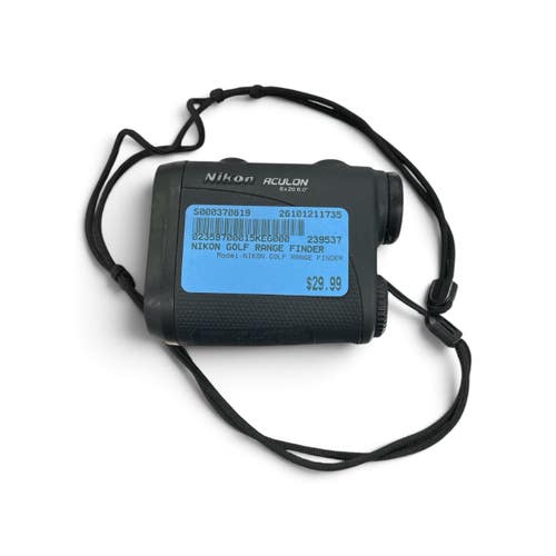 Used Nikon Aculon Laser Golf Range Finder Golf Accessory Black 11735-S000370819