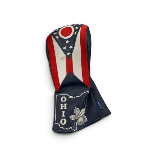 Used Ohio Flag Driver Head Cover Golf Accessory 11735-S000370804
