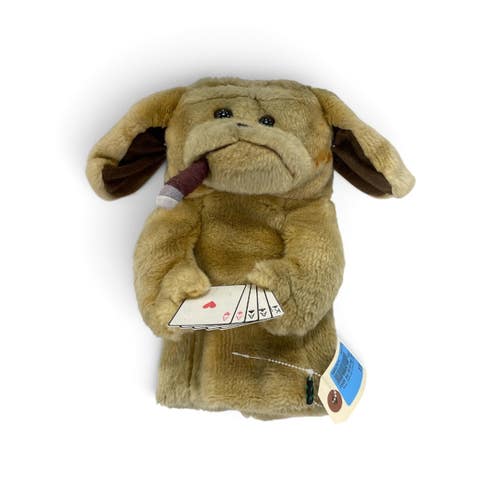 Used POKER DOG DRIVER HEAD COVER Golf Accessory 11735-S000370774