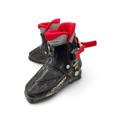 Used Nordica SUPER 0.1 Boys DH Ski Boot Black 195 MP - Y13 11735-S000370744