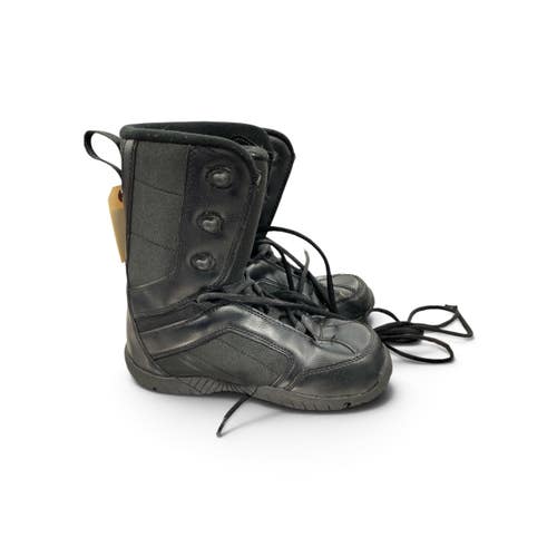 Used Snowjam Black Boots Mens Snowboard Boots Black Senior Size 10 11735-S000370737
