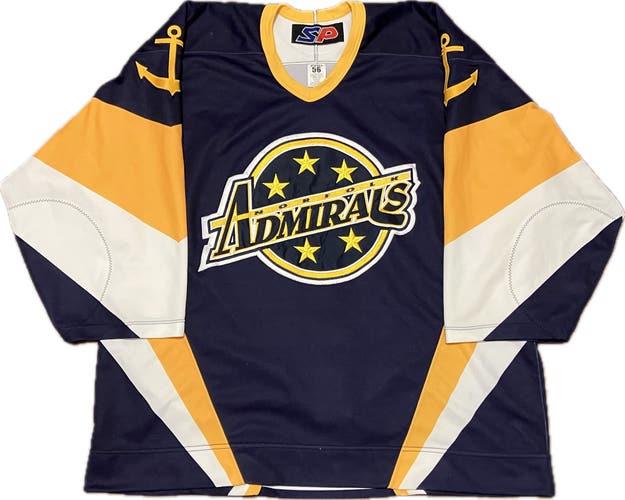 Norfolk Admirals 2003-04 Away Pro Authentic SP AHL Hockey Jersey Size 56