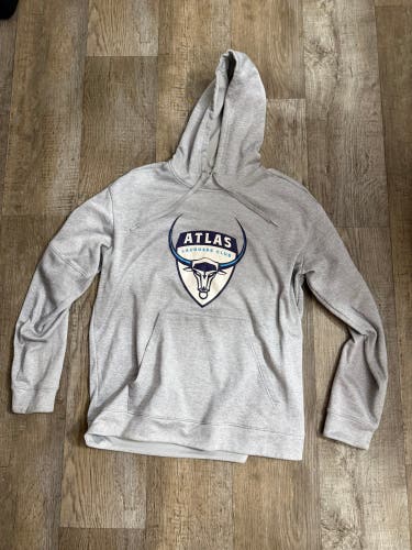 Atlas Lacrosse Club Gray Men's XL Adidas Sweatshirt (Used)