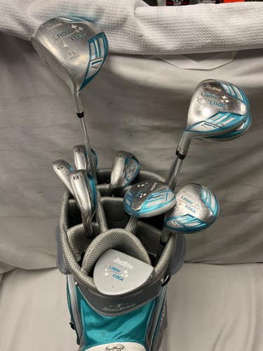 Used Tour Edge LADY EDGE Womens Complete Set RH 10 Piece 11490-S000278739