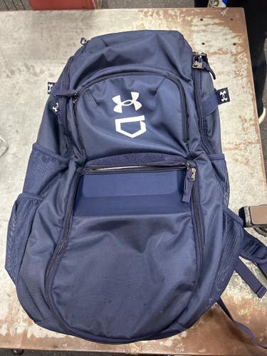 Used Under Armour UNDER ARMOUR BASEBALL BACKPACK BB/SB Player Backpack Navy Blue 11337-S000499754