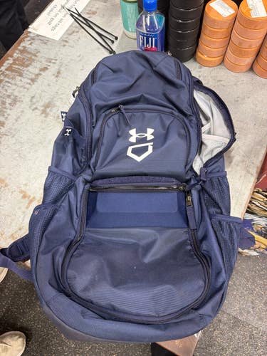 Used Under Armour UNDER ARMOUR BASEBALL BACKPACK BB/SB Player Backpack Navy Blue 11337-S000499755