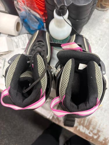 Used THE 5 ELEMENT Senior Roller Quad Skates Black Senior 7 11337-S000499745