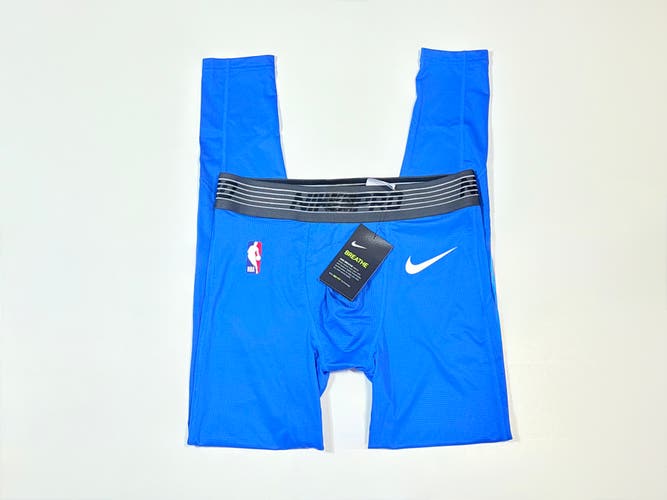Blue Medium Men's Nike Pro NBA Men’s Dri-FIT Basketball Compression Tights (Full Length) CI0463-403