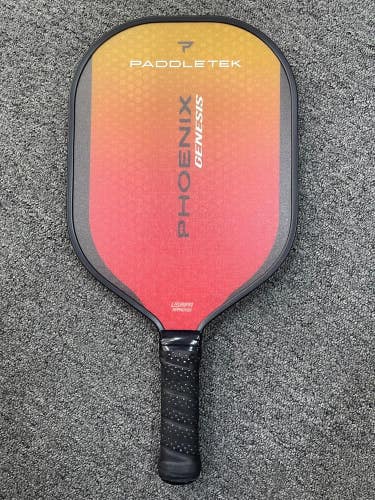 PADDLETEK PHOENIX GENESIS Pickleball Paddle Black/red/Yellow