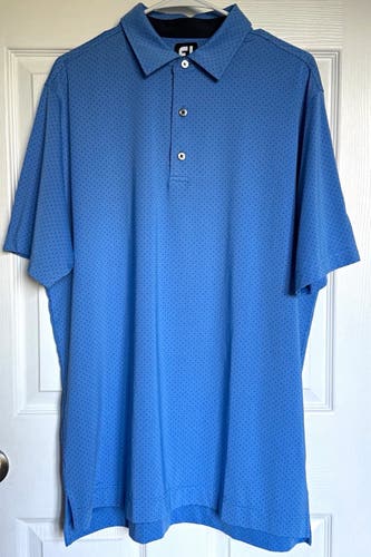 FootJoy Mens Golf Polo L Blue Navy Dot Print Rose Hill Golf Club Embroidered
(Pre-owned, Excellent)