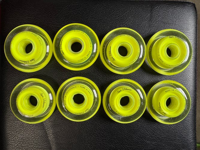 Unused Labeda Millenium X-Soft Yellow Wheels 4 80mm 4 76mm