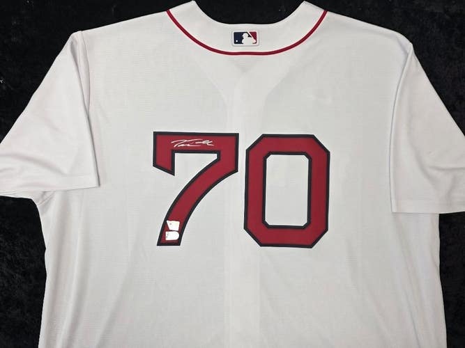 Red Sox PAYTON TOLLE Auto Autograph Signed Baseball JERSEY FANATICS