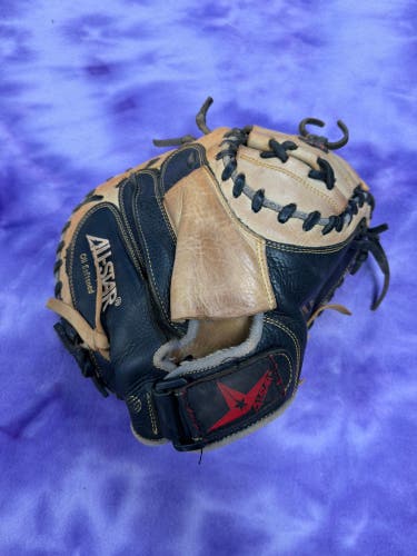 Brown All Star CM3030 RH Catcher's Baseball Glove 32.5" (Used)