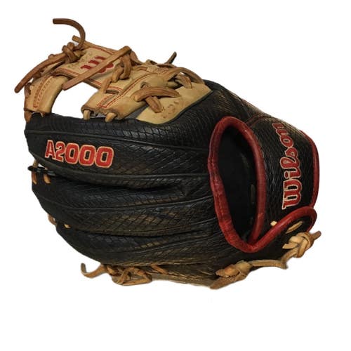 Used Wilson PF88 Baseball/softball Glove RH Throw Black 11 1/4" 11730-S000075101