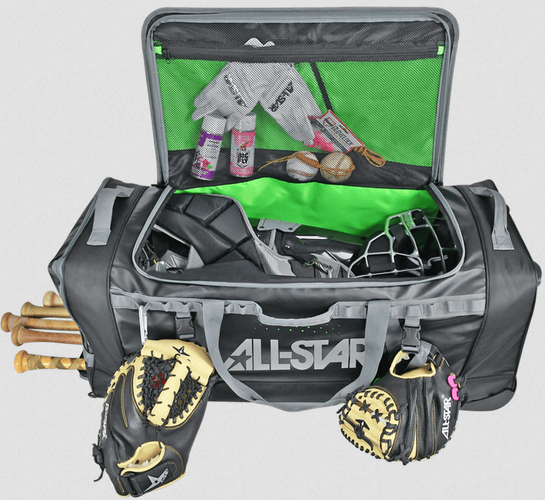 New S7 Elite Catcher's Roller Bag 11692-ASTBBS7ERBBK