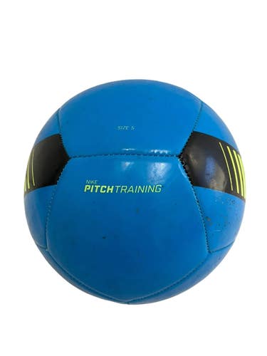 Used Nike PITCH TRAINING All Size Soccer Ball Royal Blue 5 11692-S000159014