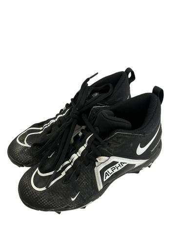 Used Nike ALPHA MENACE SHARK Jr FB Cleats Black Junior 02.5 11692-S000159020