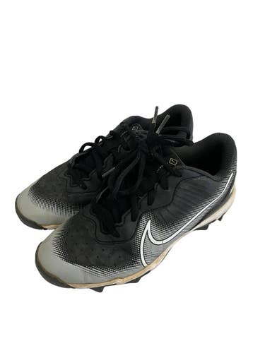 Used Nike ALPHA HUARACHE BB/SB Cleats Black Junior 04 11692-S000159022