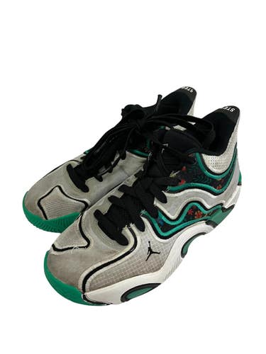 Used Jordan TATUM Basketball Shoes Y White Junior 04.5 11692-S000159039