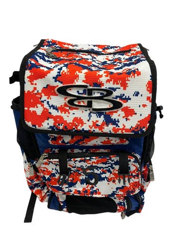 Used BoomBah SUPERPACK BB/SB Player Backpack Royal Blue And Orange 11692-S000159051