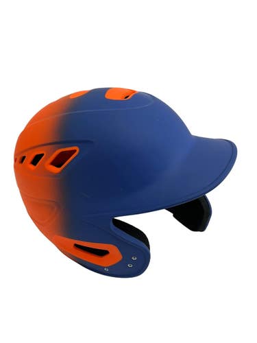 Used BoomBah BBH2 Batting Helmet No Mask Royal Blue And Orange One Size 11692-S000159052
