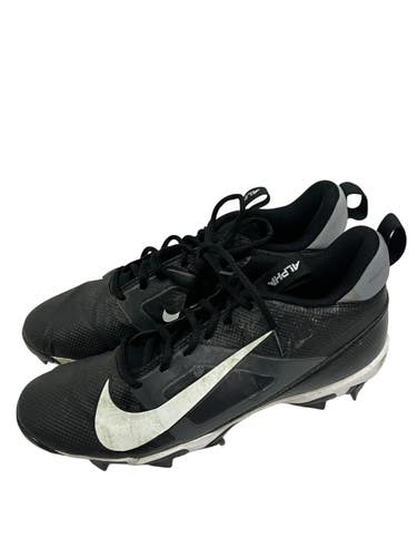 Used Nike ALPHA MENACE 4 SHARK Adult FB Cleats Black Senior 9.5 11692-S000159071