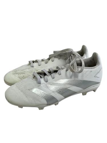 Used Adidas PREDATOR Soccer Cleats White Junior 04 11692-S000158940
