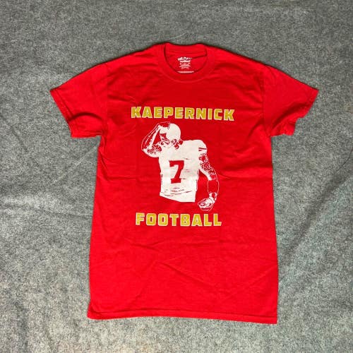 Colin Kaepernick Mens Shirt Small Red Tee T San Francisco 49ers Football NFL Top