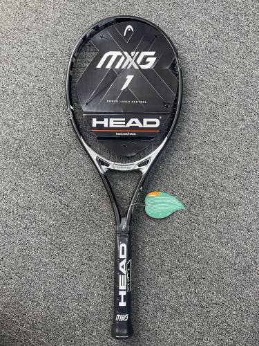 Head MXG 1 Tennis Racquet Grip 4 1/4 Color Black String 16x19