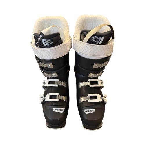 Used Lange RX 80 LV Womens DH Ski Boot Black 245 MP - M06.5 - W07.5 10299-S000315996
