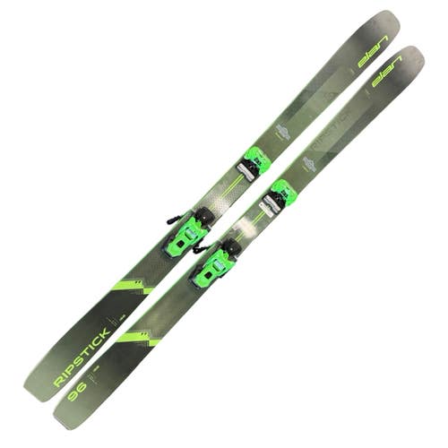 New Elan RIPSTICK 96 Mens DH Ski/Binding Green 188 cm 10299-S000315988
