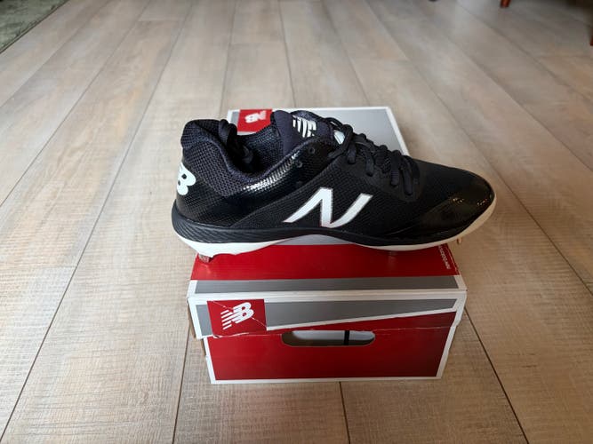 Black Men's Size M 11.0 (W 12.0) Adult New Balance Low Top Metal (New)