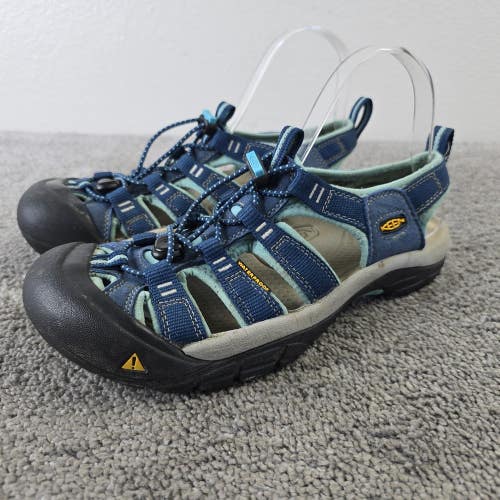 Keen Newport H2 Sandals Womens Size 8.5 Shoes Blue Hiking Waterproof