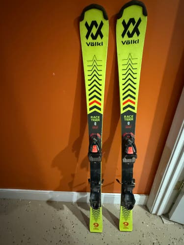 Volkl Racetiger SL 128 cm Skis With Bindings (Used)