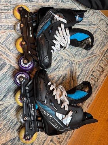 Marsblade O1 Inline / True TF7 conversion Skates Regular Width Size 4 (Used)