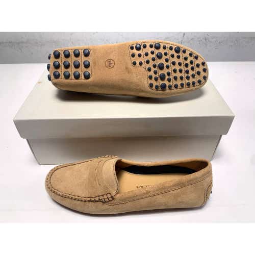 Peter Millar Loafers Beige Suede Leather Women's SZ 7 ( LS19F20 ) NIB